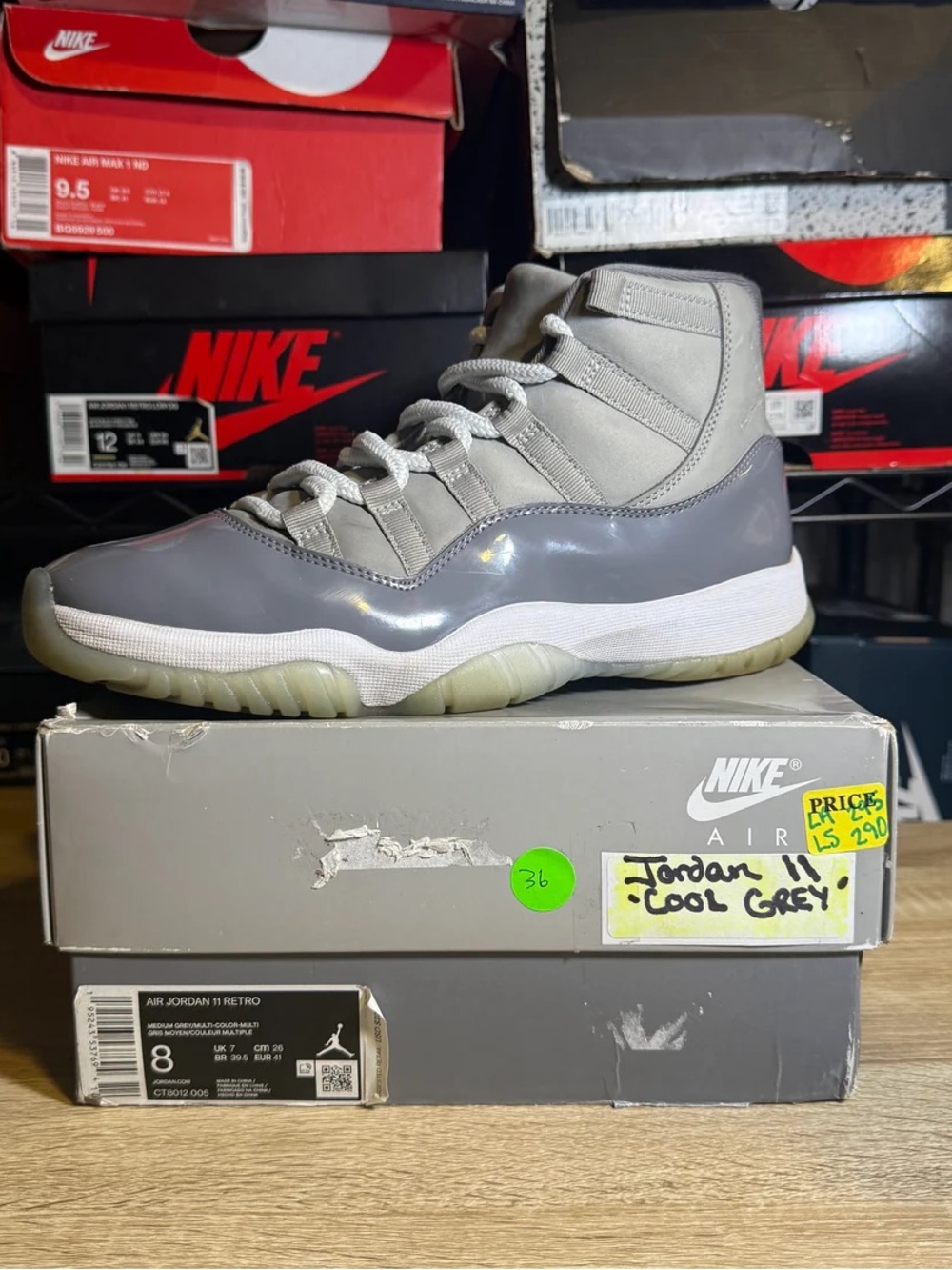 Air Jordan 11 Retro High Cool Grey